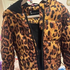 Rothschild Kids Leopard Puffer Jacket